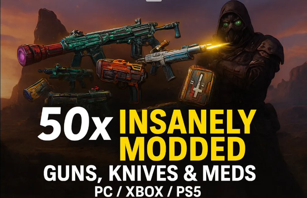 💼 5 Modded Legendaries — Weapons + Knives + Meds ⚔️ | PC/XBOX/PS5 🚀 Instant Drop