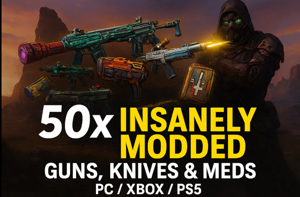 💼 50 Modded Legendaries — Weapons + Knives + Meds ⚔️ | PC/XBOX/PS5 🚀 Instant Drop
