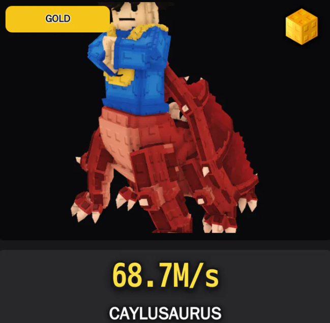 Caylusaurus - 68.7 M/s