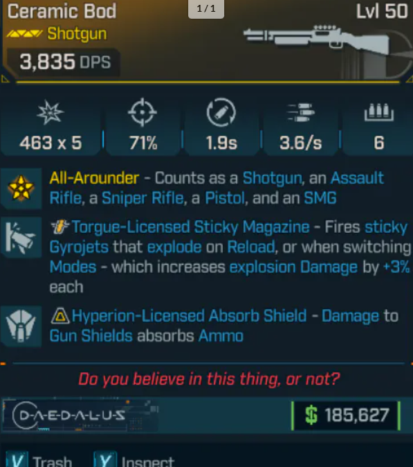 💥 Ceramic Bod (Stickys) 🔫 Modded Multi-Weapon Shotgun | PC/XBOX/PS5 🚀 Instant Delivery