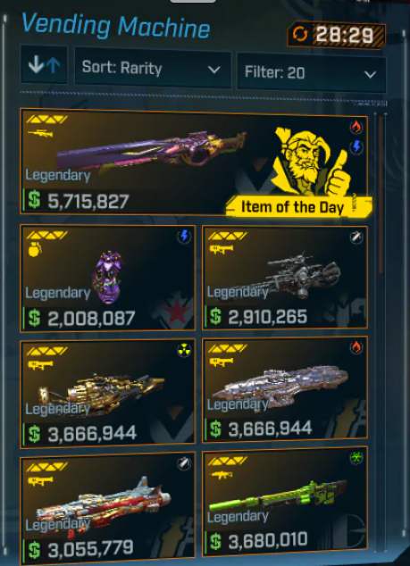💎 Modded Legendary Lobby 🛒 — Vending Machines, Mods & Weapons | PC / XBOX / PS5 🚀 Instant Delivery (Loot • Legendary • Boost)