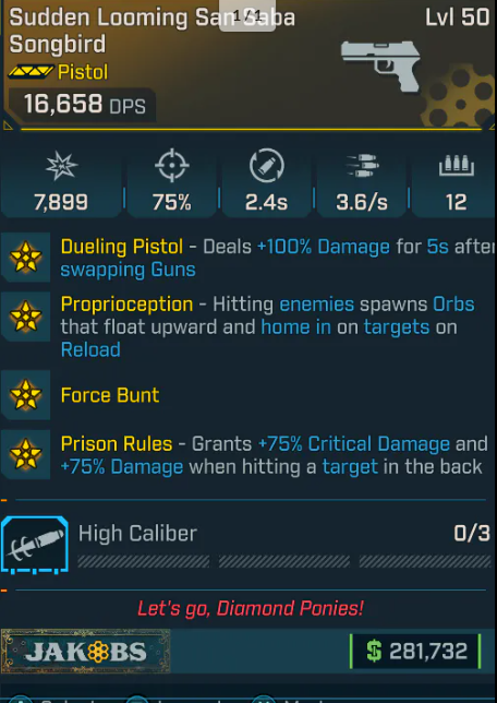 ✨ First 4 Legendary Perks 🔥 Sudden Looming San Saba Songbird 💀 Modded Weapon| PC/XBOX/PS5 🚀 Instant Delivery