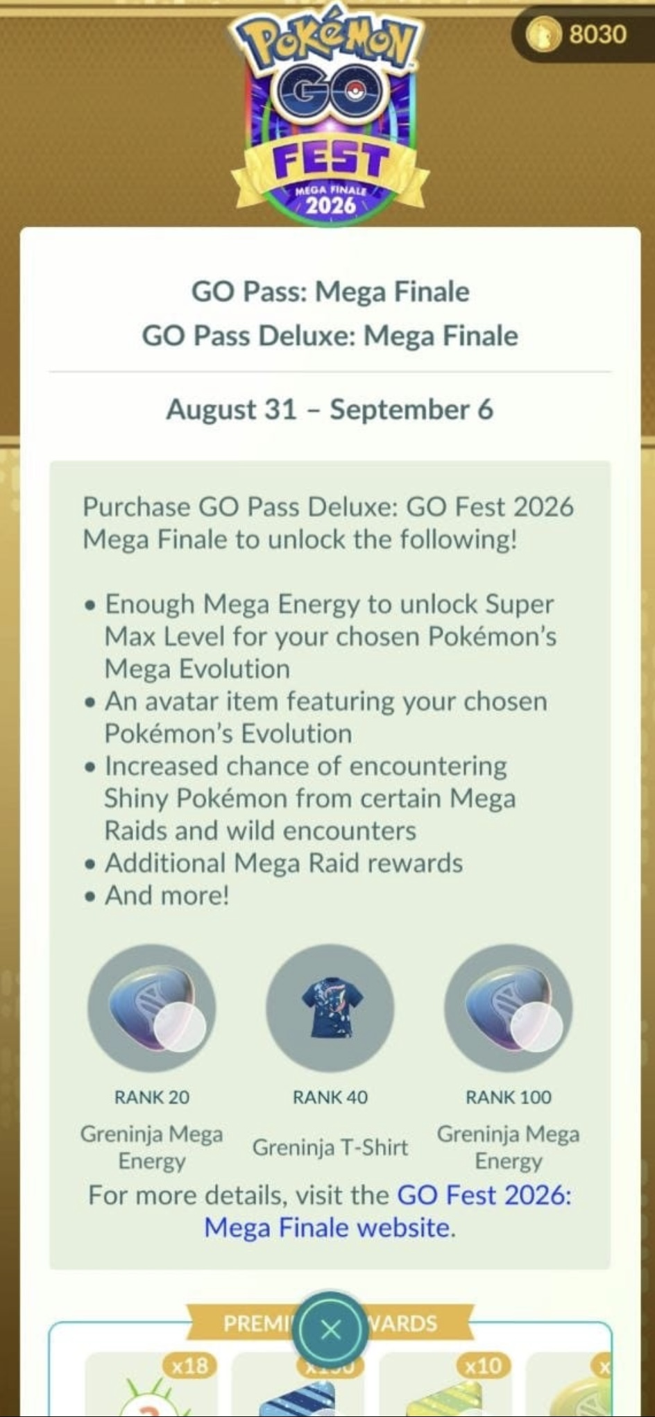Go Pass Deluxe Mega finale Rank10+  ( Android IOS Both Available)