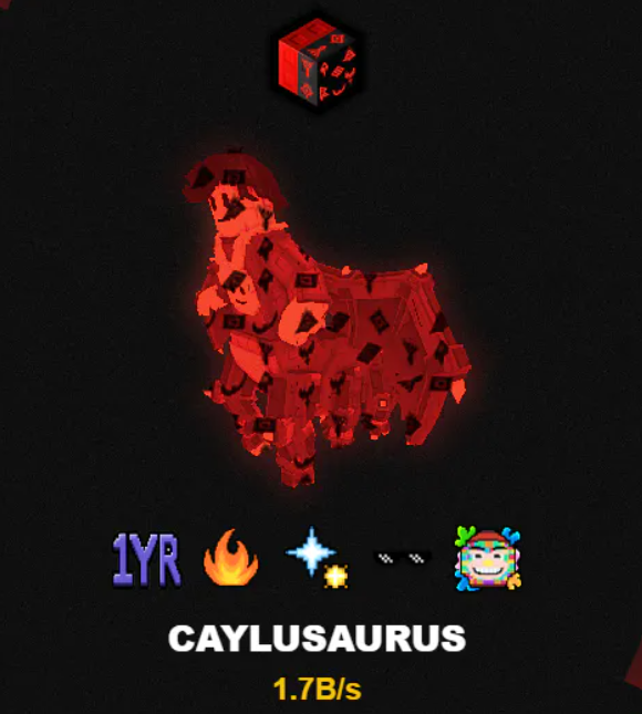 🔥 RARE SECRET ❗ ✨ Cursed Caylusaurus | 1.7B/s ⚡ INSTANT • LIMITED