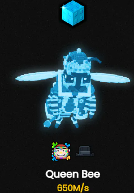 💎 [$650M/s] Diamond Queen Bee *EXTREMELY RARE - THE ONLY ONE IN ELDORADO* 💎