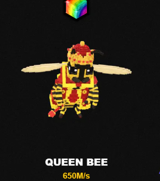 🔥 RARE SECRET ❗ ✨ Rainbow Queen Bee | 650M/s ⚡ INSTANT • LIMITED