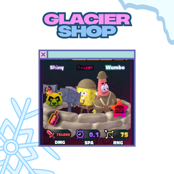 Shiny Wumbo Bunker Boys - Trait Secret Formula + Sea Bear + Power Patty ( Secret Unit )⚡Ready Unit⚡Fast Delivery⚡