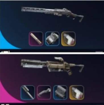 10 PvP Guns:5 Renegade and 5Vulcano