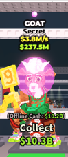 ✨ 3.4M/s ✨ GOAT - 1 Trait Secret | Steal A Brainrot ⚡ FAST DELIVERY⚡