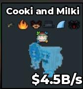 BS8344 cooki and milki diamond 4.5b/s with trait reindeer, and no trait tbc, very cheap