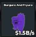 Burguro and Fryuro Rainbow 1.5B - INSTANT DELIVERY
