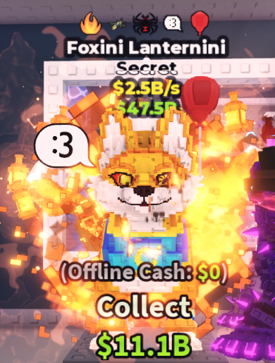FOXINI LANTERNINI 2.5B/S (RED BALLOON + 4 TRAITS) – STEAL A BRAINROT – FAST DELIVERY & TRUSTED #E6LK2T