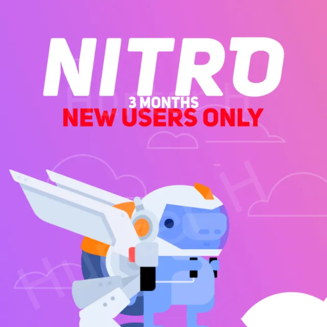 DISCORD Nitro 3 Months + 2 Boosts ✅ Trial code ✅ Nitro Promo