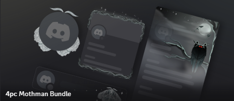 Mothman Bundle ( Avatar + Profile Effect + Profile Frame + Nameplate ) | Giftlink 🔥16.99$ Decoration