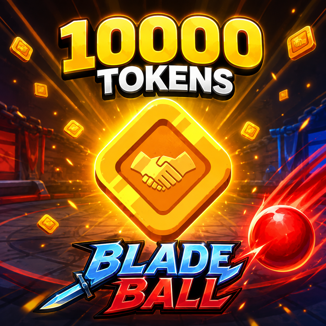 10000 TOKENS | BLADE BALL | INSANT DELIVERY
