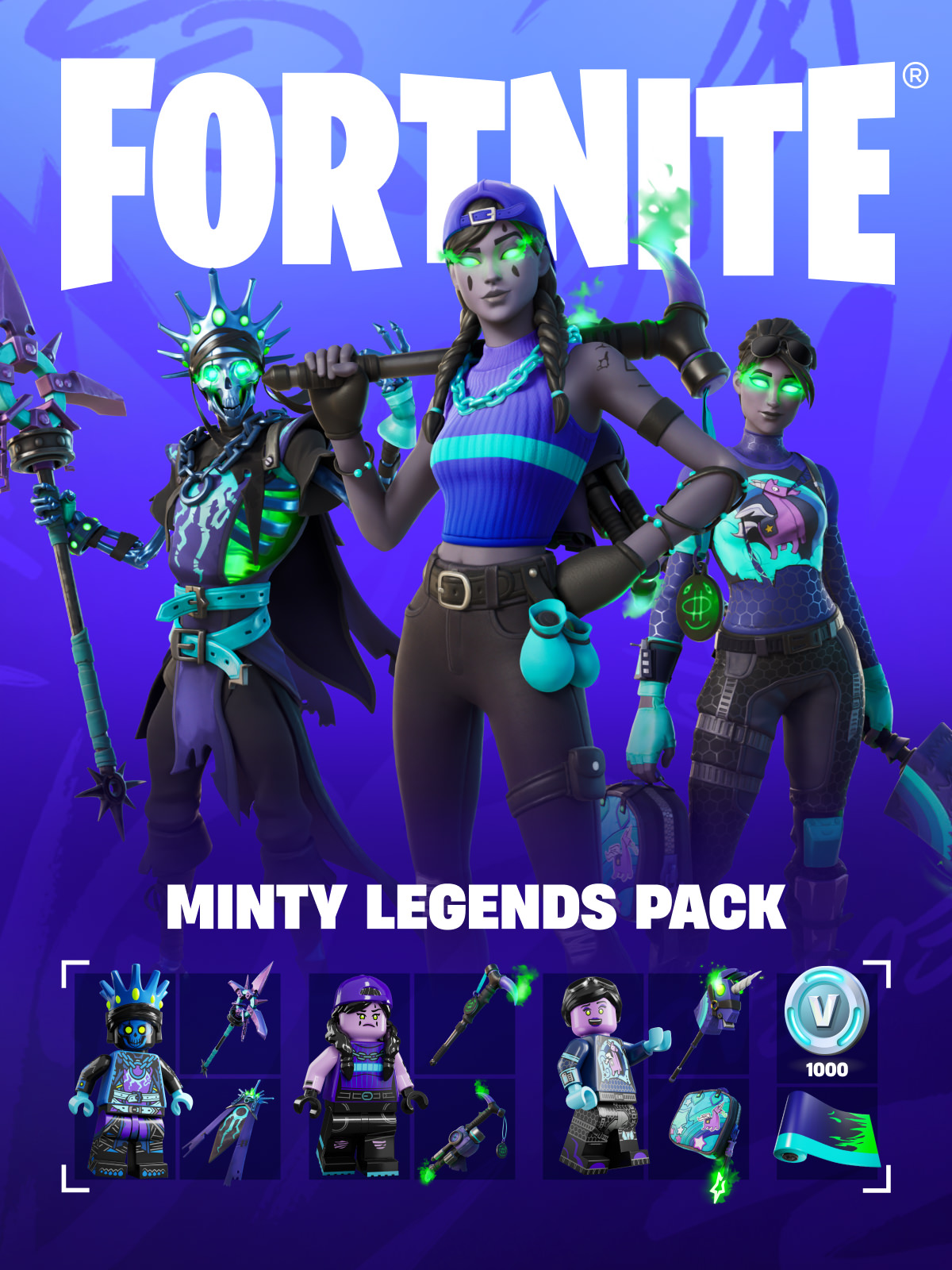 Minty Legends Pack + 1000 V-Bucks▶️Global🔷XBOX CODE