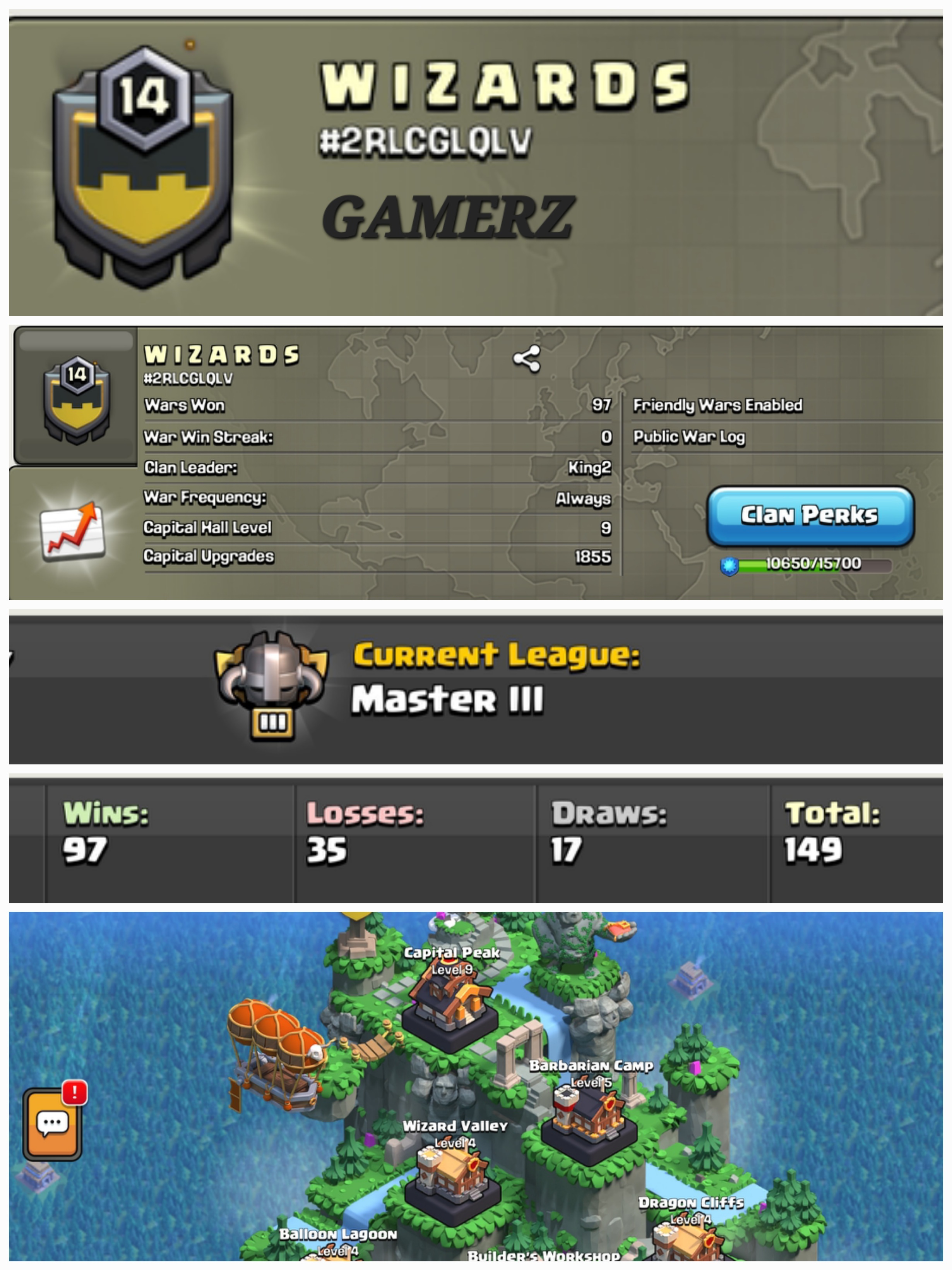 WIZARDS !! LEVEL 14.7 (NEAR LEVEL 15) !! MASTER LEAUGE 3 !! WIN 97 LOSS 35 !! CAPITAL PEAK 9 !! PERFECT NAME !! HIGH WINS !! FAST DELIVERY