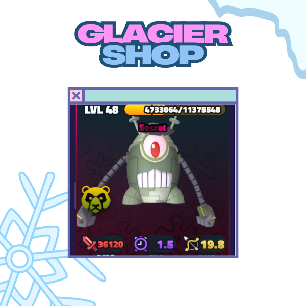 Cyborg Plankton - Trait Sea Bear ( Secret Unit )⚡Ready Unit⚡Fast Delivery⚡
