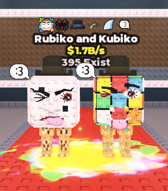 Rubiko And Kubiko 1.7B/s | 395 Exist | Steal a brainrot