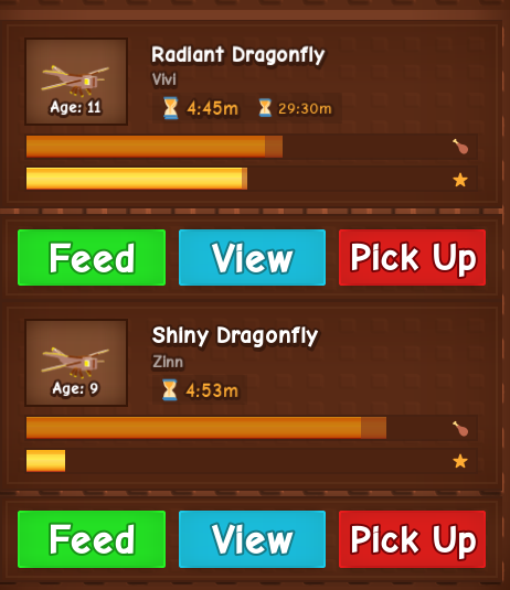 2 Mutated Dragon Fly(Radiant & Shiny)