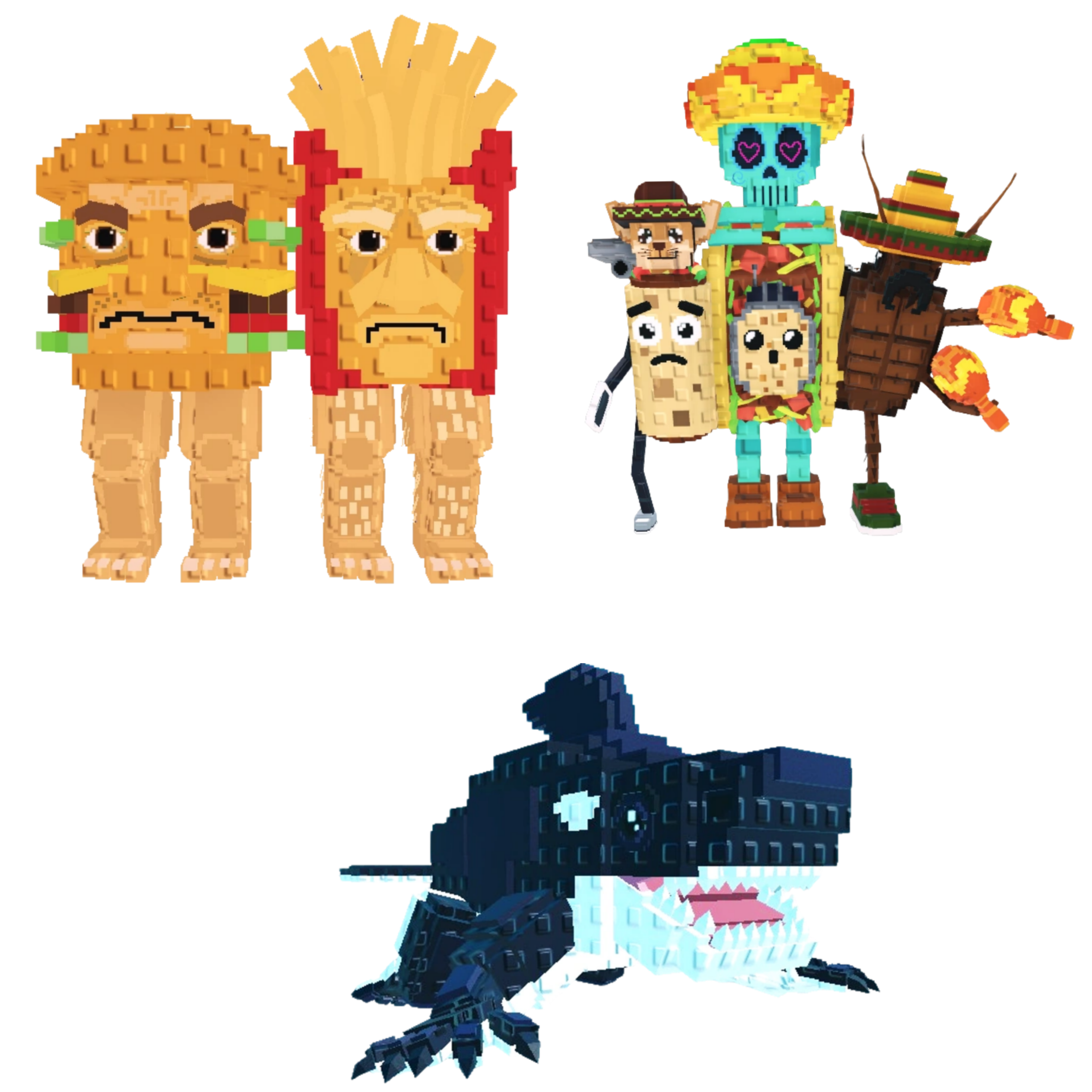 [BUNDLE] - 🍄 1x Burguro And Fryuro 🍄 1x La Taco Combinasion 🍄 1x Orcaledon