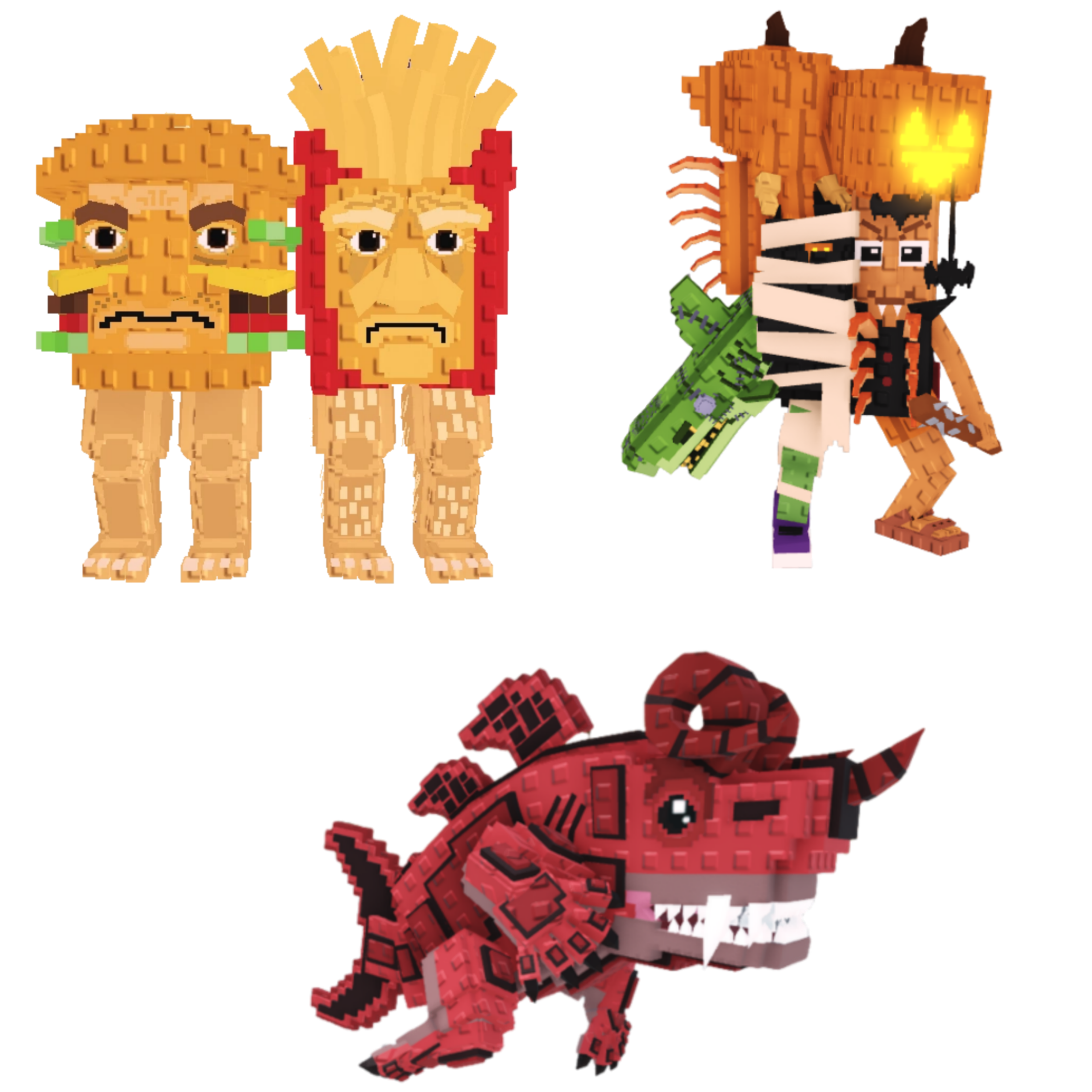 [BUNDLE] - 🌚 1x Burguro And Fryuro 🌚 1x La Spooky Grande 🌚 1x Eviledon
