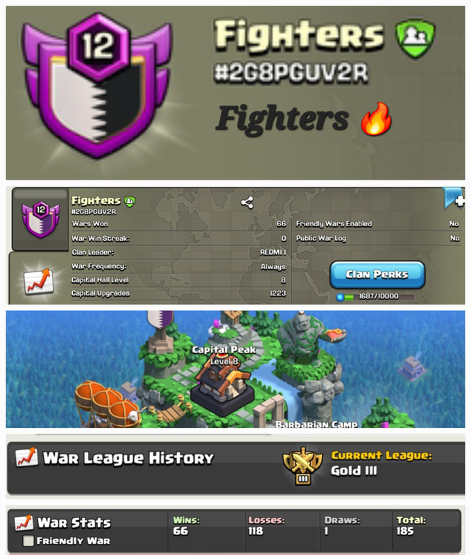 Fighters !! LEVEL 12 !! WIN 66 LOSS 118 !! CAPITAL PEAK 8 !! GOLD LEAUGE 3 !! PERFECT NAME !! CHEAP !! FAST DELIVERY