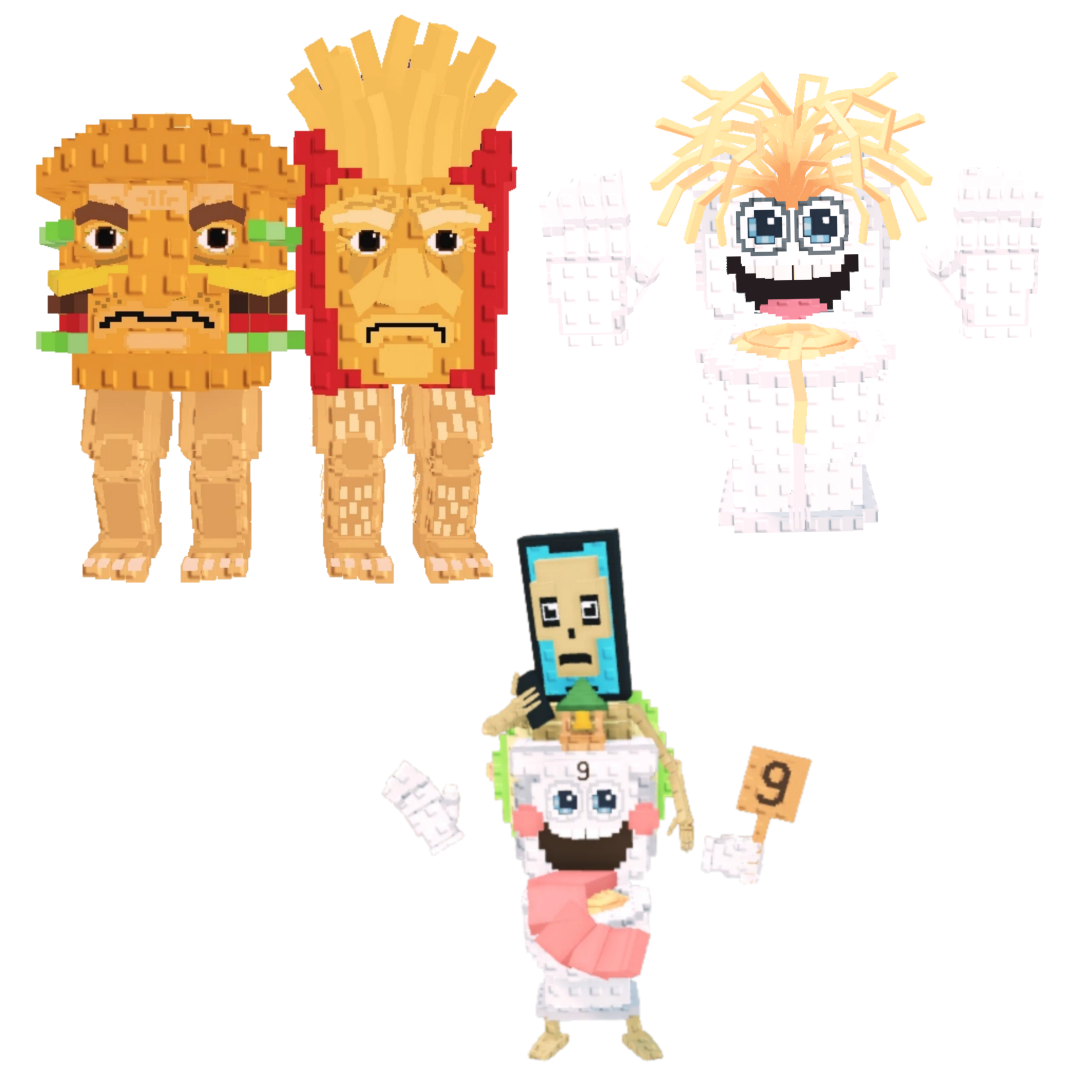 [BUNDLE] - 🌩️ 1x Burguro And Fryuro 🌩️ 1x La Secret Combinasion 🌩️ 1x Spaghetti Tualetti