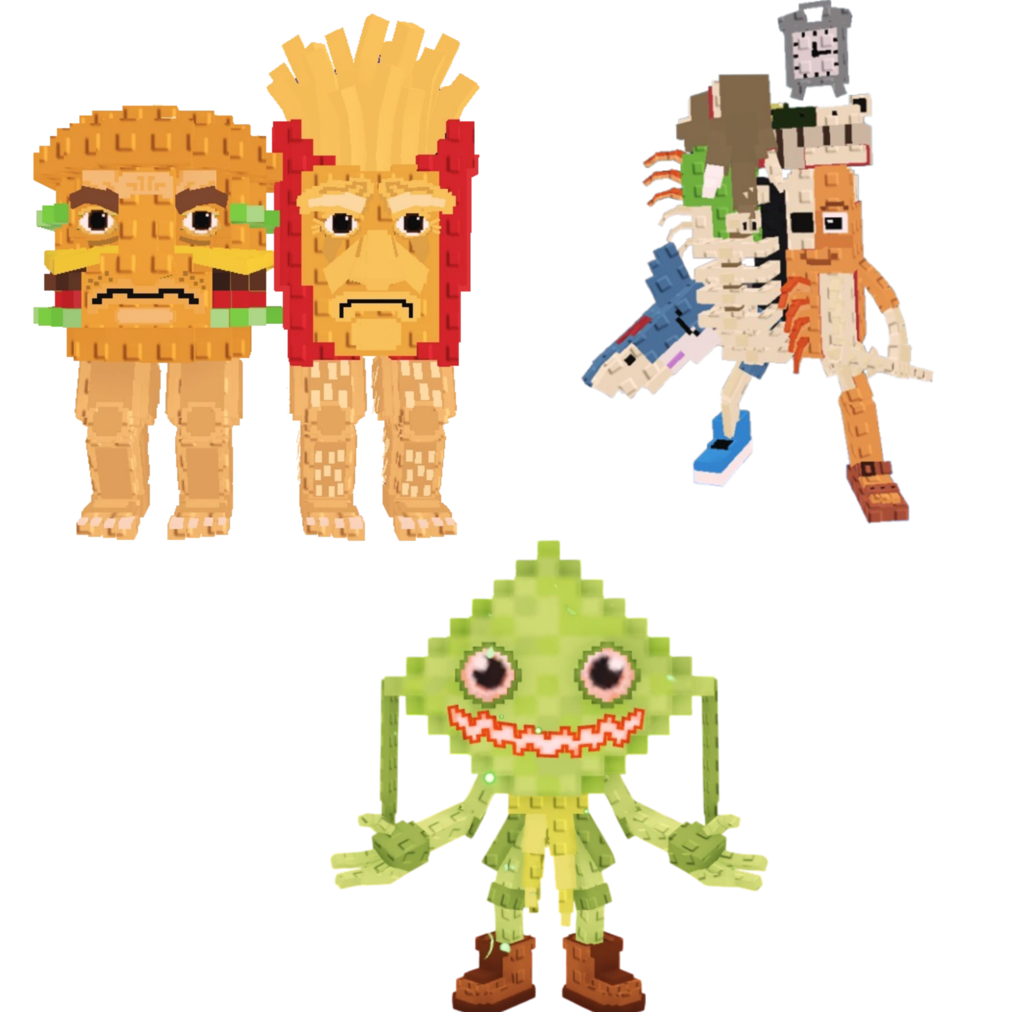 [BUNDLE] - 🌀 1x Burguro And Fryuro 🌀 1x La Extinct Grande 🌀 1x Ketupat Kepat