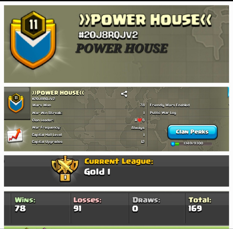 >>POWER HOUSE<< !! LEVEL 11 !! WIN 78 LOSS 91 !! GOLD LEAUGE 1 !! GOOD NAME !! AFFORDABLE !! FAST DELIVERY