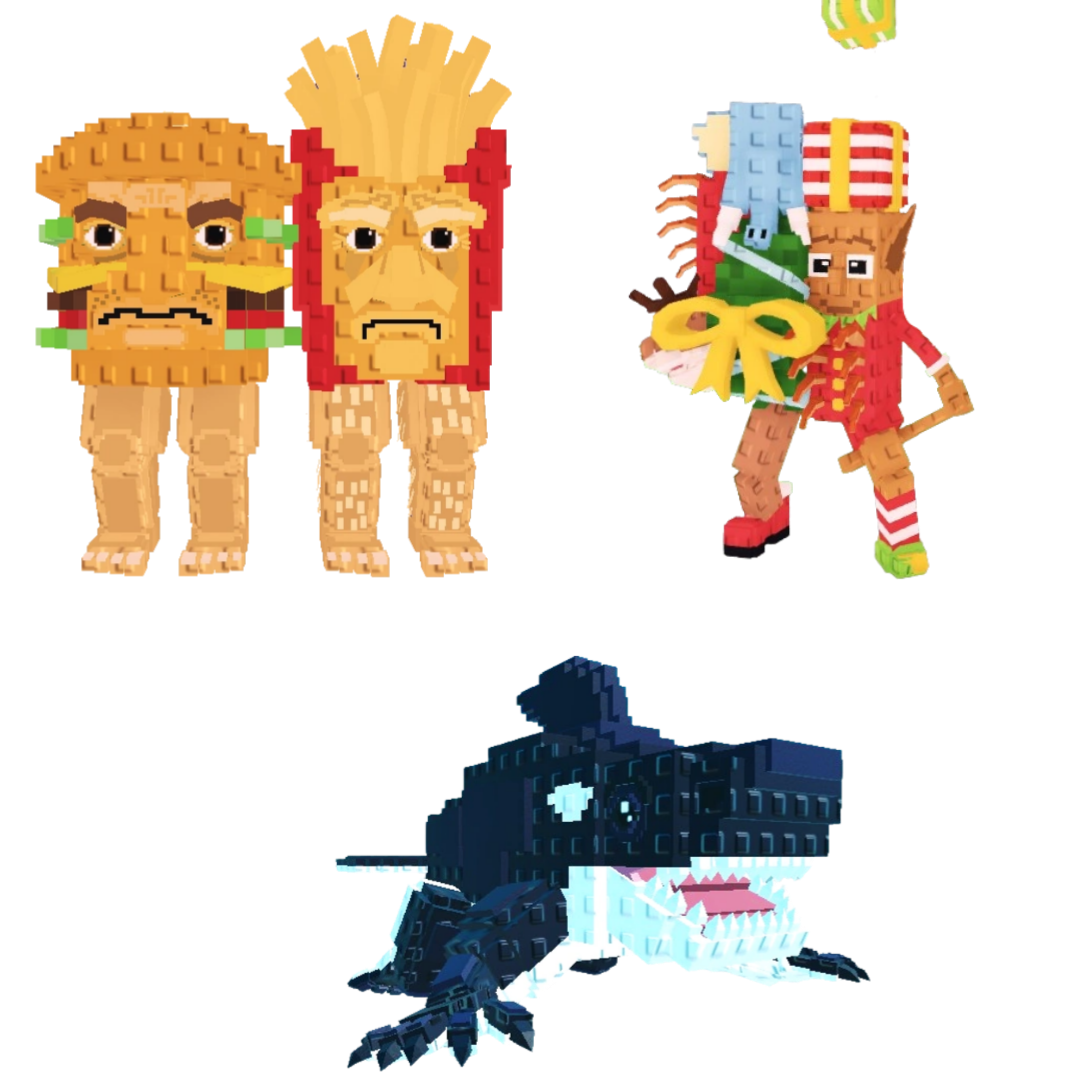 [BUNDLE] - 🍇 1x Burguro And Fryuro 🍇 1x La Jolly Grande 🍇 1x Orcaledon
