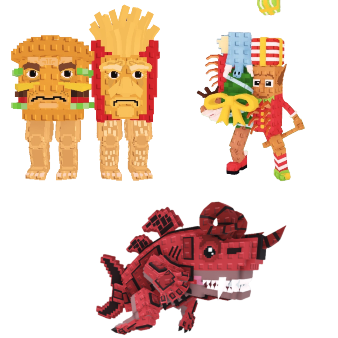 [BUNDLE] - 🍈 1x Burguro And Fryuro 🍈 1x La Jolly Grande 🍈 1x Eviledon
