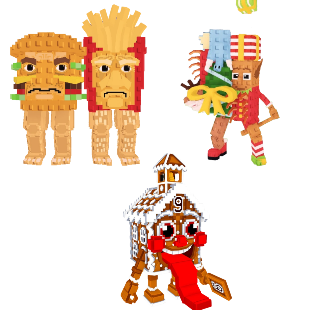 [BUNDLE] - 🍊 1x Burguro And Fryuro 🍊 1x La Jolly Grande 🍊 1x Orcaledon