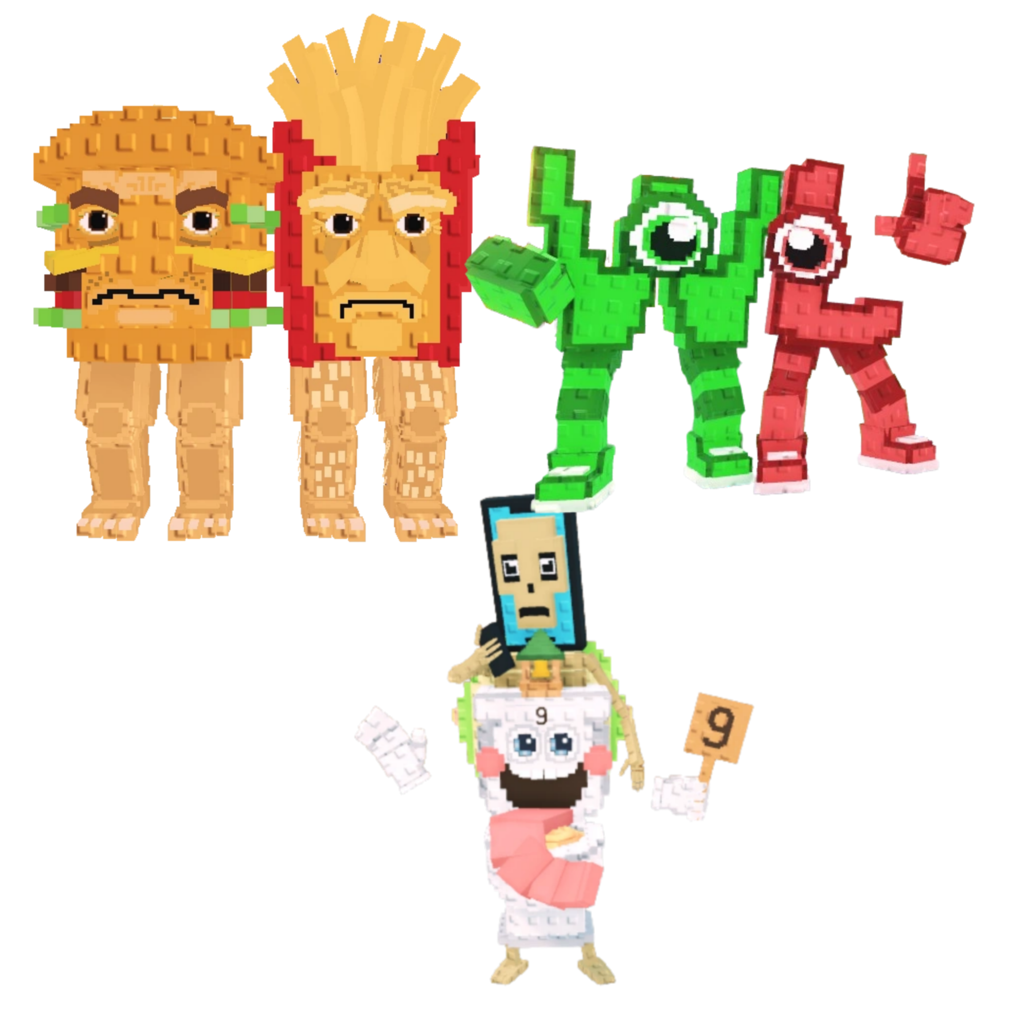 [BUNDLE] - 🍐 1x Burguro And Fryuro 🍐 1x W or L (WorL) 🍐 1x La Secret Combinasion
