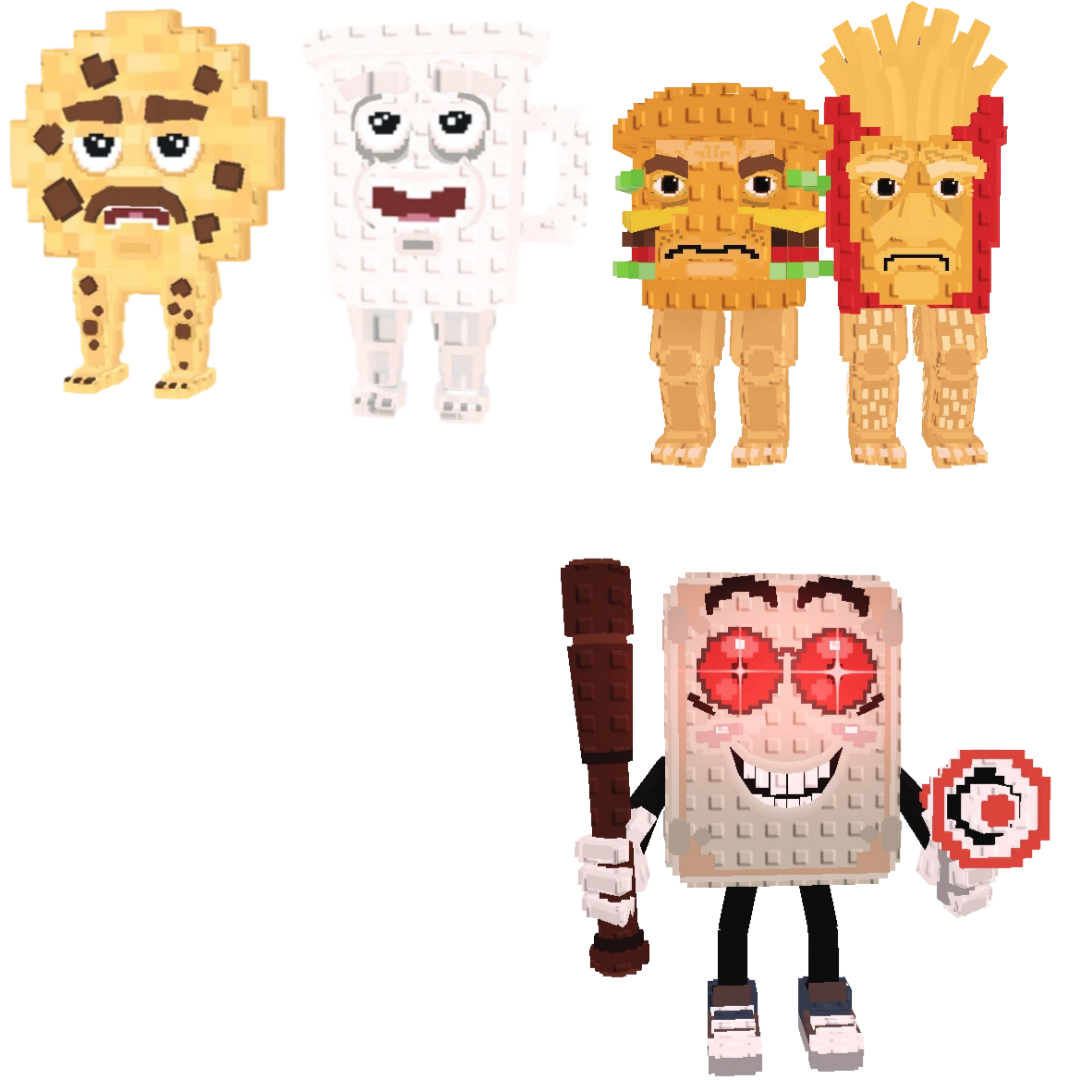 [BUNDLE] - 🍉 1x Cooki and Milki 🍉 1x Burguro And Fryuro 🍉 1x Tang Tang Keletang
