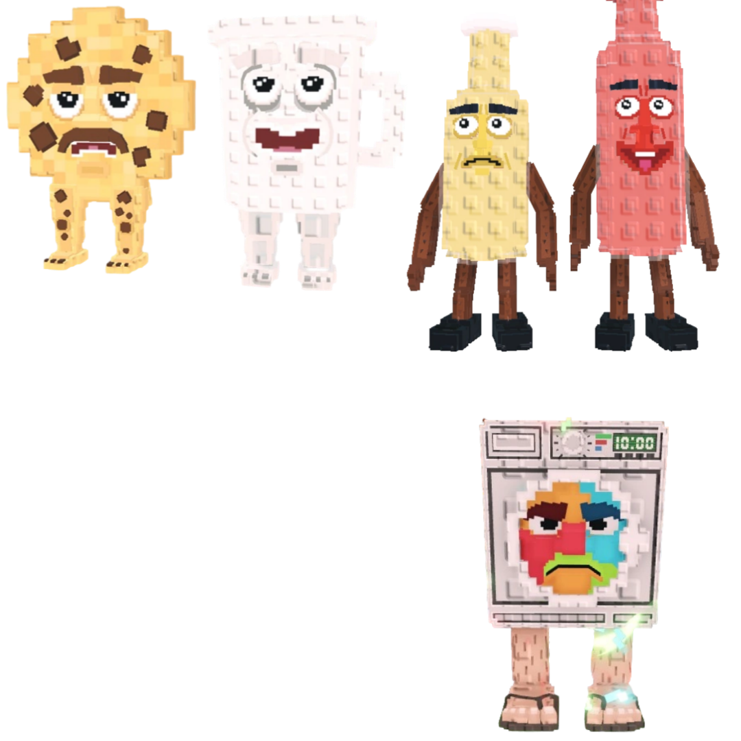[BUNDLE] - 🥭 1x Cooki and Milki 🥭 1x Lavadorito Spinito 🥭 1x Ketchuru and Musturu