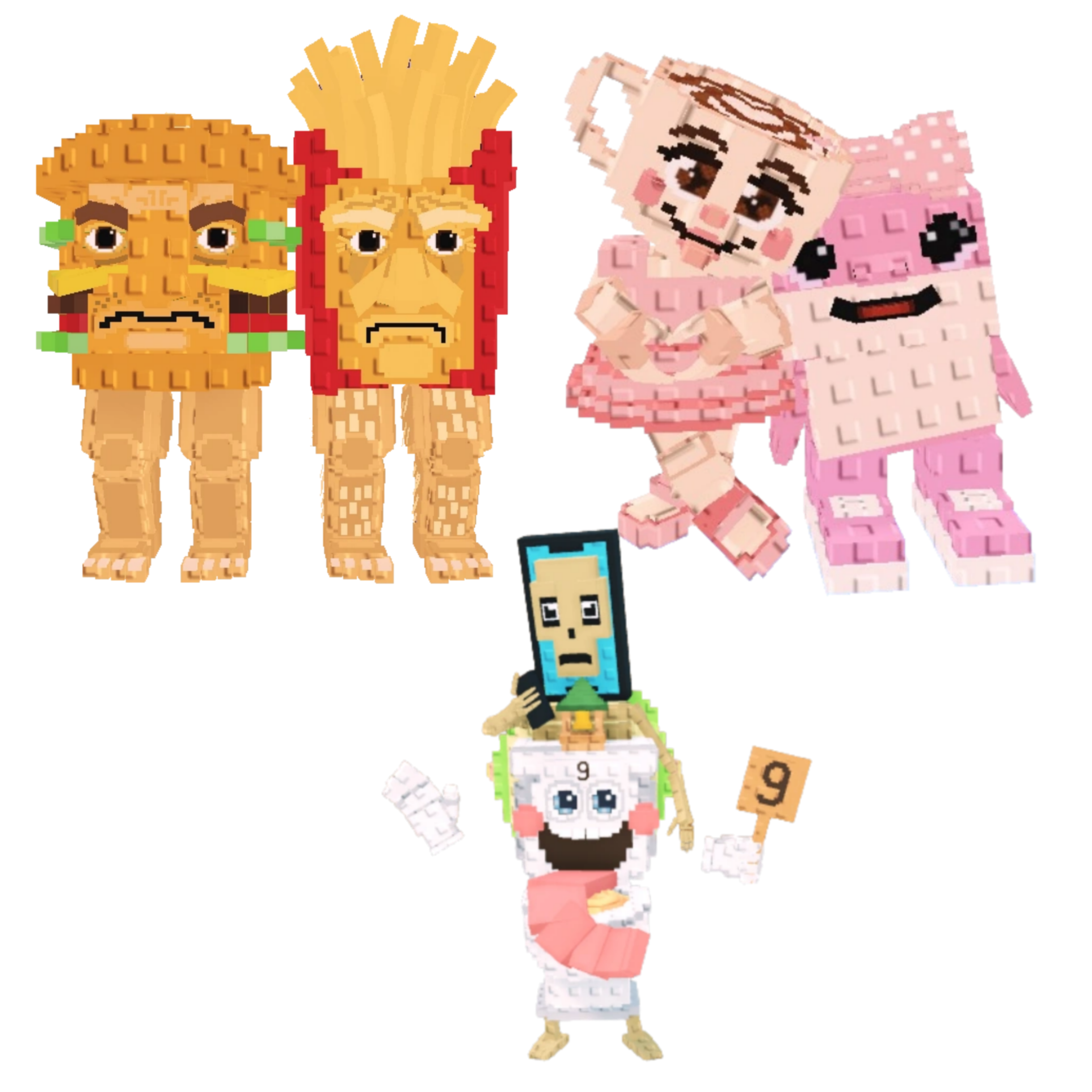 [BUNDLE] - 🥝 1x Burguro And Fryuro 🥝 1x Las Sis 🥝 1x La Secret Combinasion