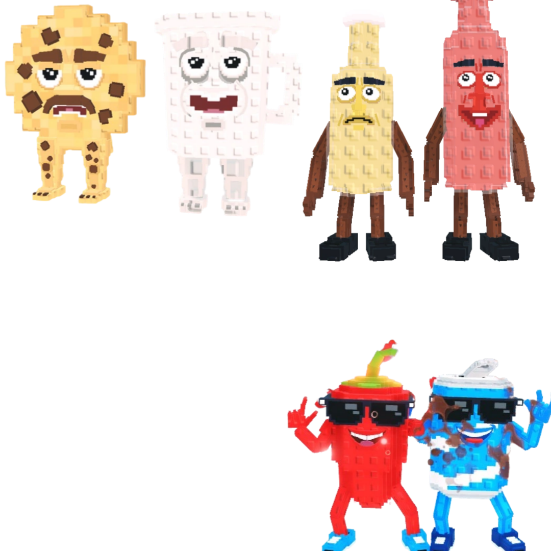 [BUNDLE] - 🍎 1x Cooki and Milki 🍎 1x Ketchuru and Musturu 🍎 1x Swaggy Bros