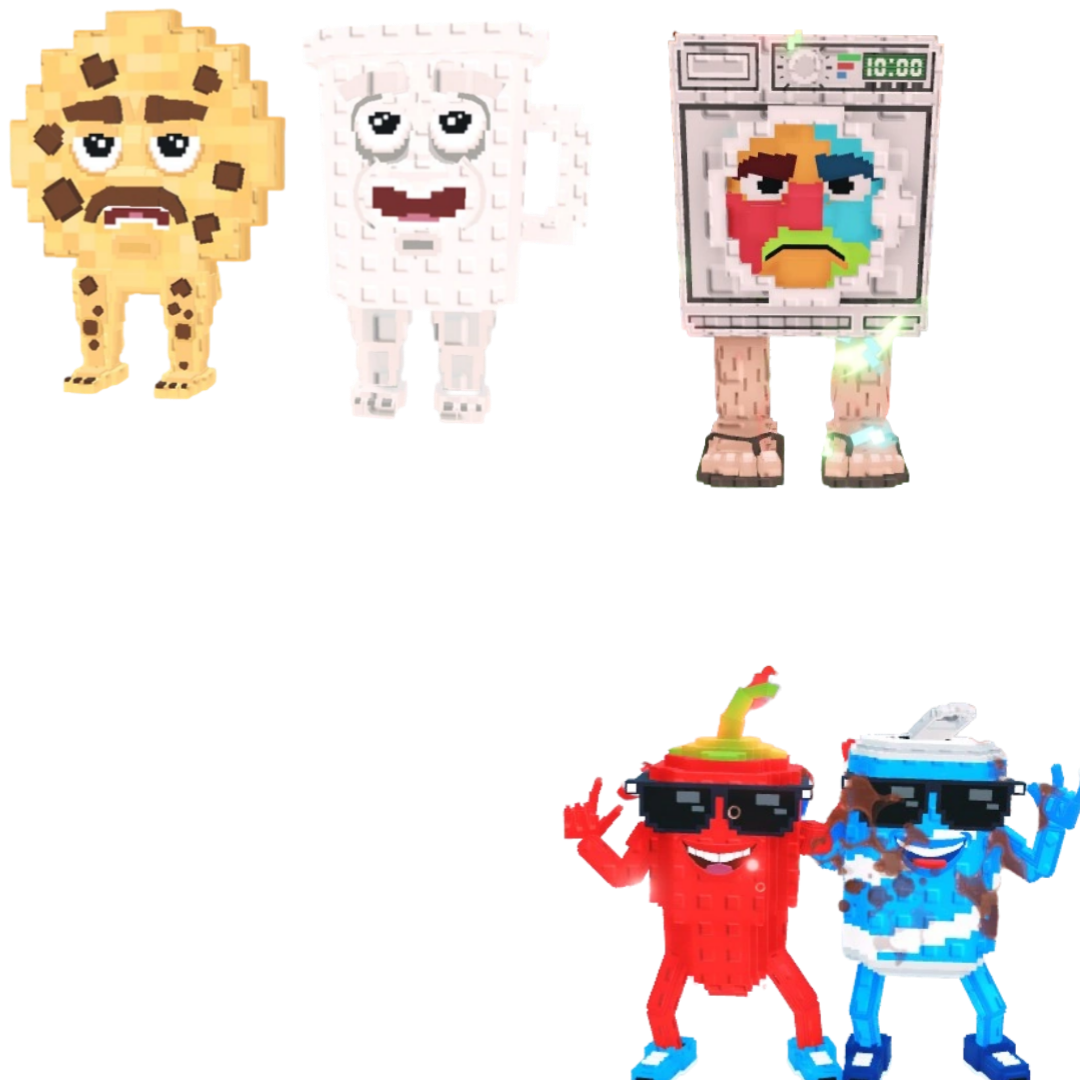 [BUNDLE] - 🍒 1x Cooki and Milki 🍒 1x Lavadorito Spinito 🍒 1x Swaggy Bros