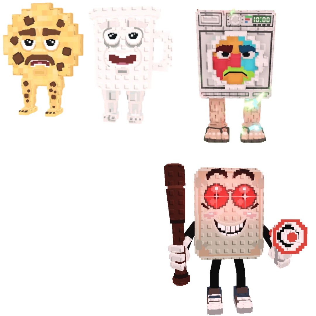 [BUNDLE] - 🥝 1x Cooki and Milki 🥝 1x Lavadorito Spinito 🥝 1x Tang Tang Keletang