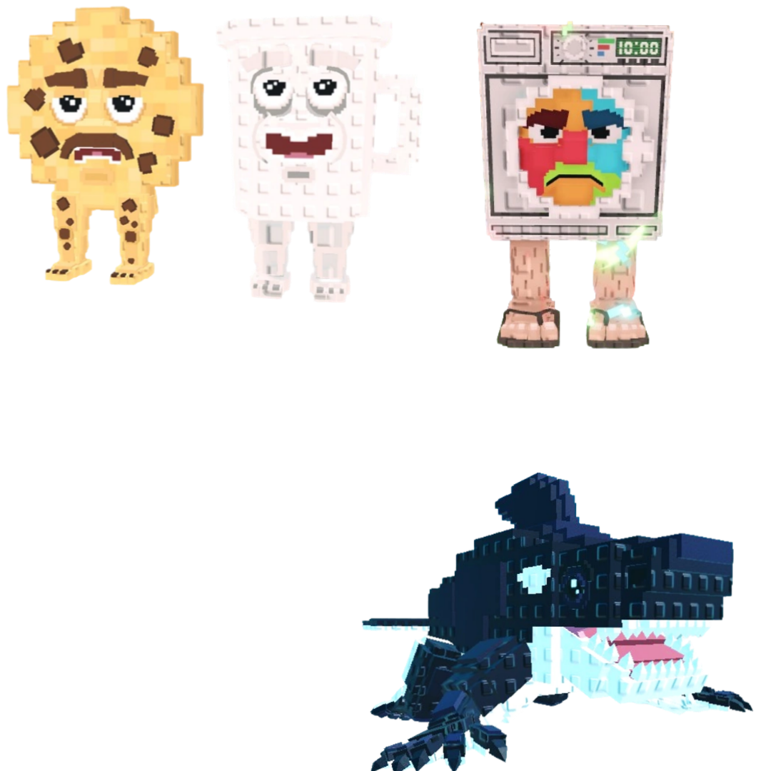 [BUNDLE] - 🍅 1x Cooki and Milki 🍅 1x Lavadorito Spinito 🍅 1x Orcaledon
