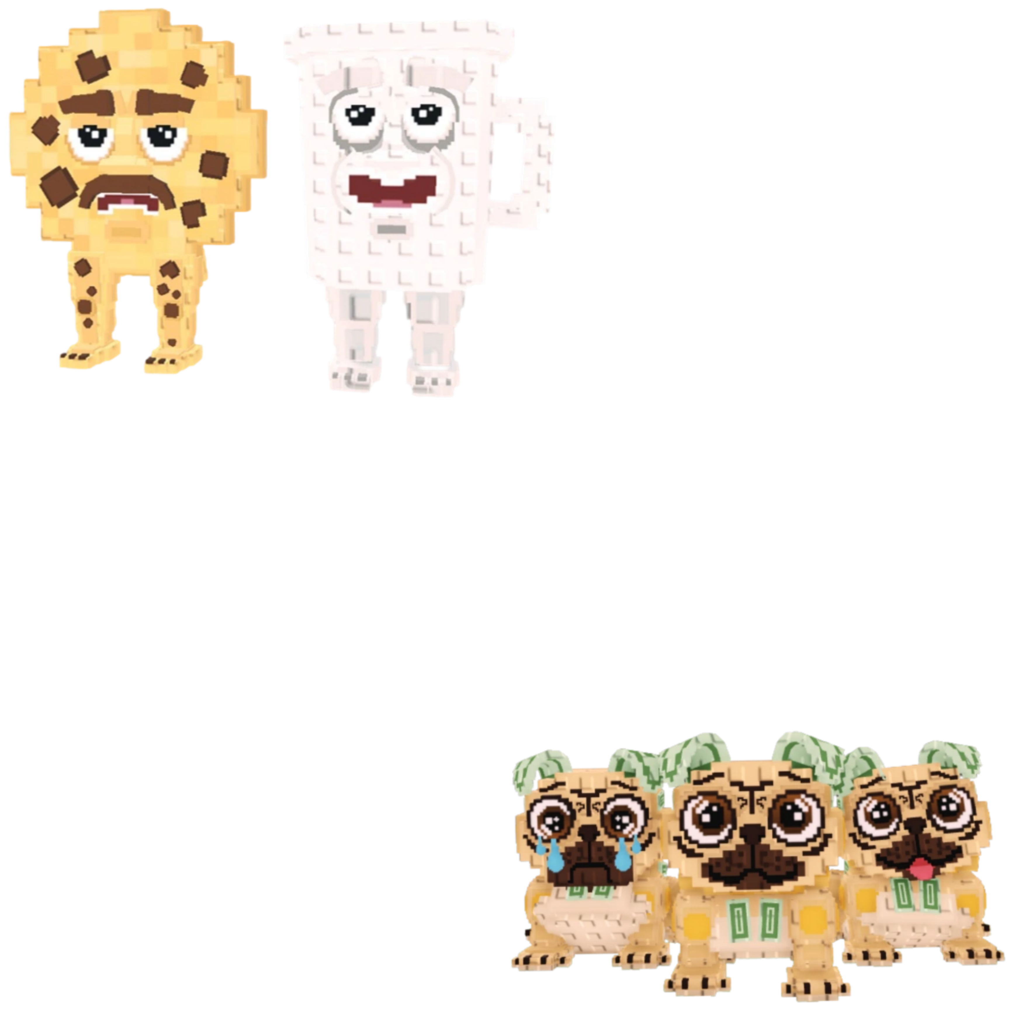 [BUNDLE] - 🥑 1x Cooki and Milki 🥑 1x Los Puggies