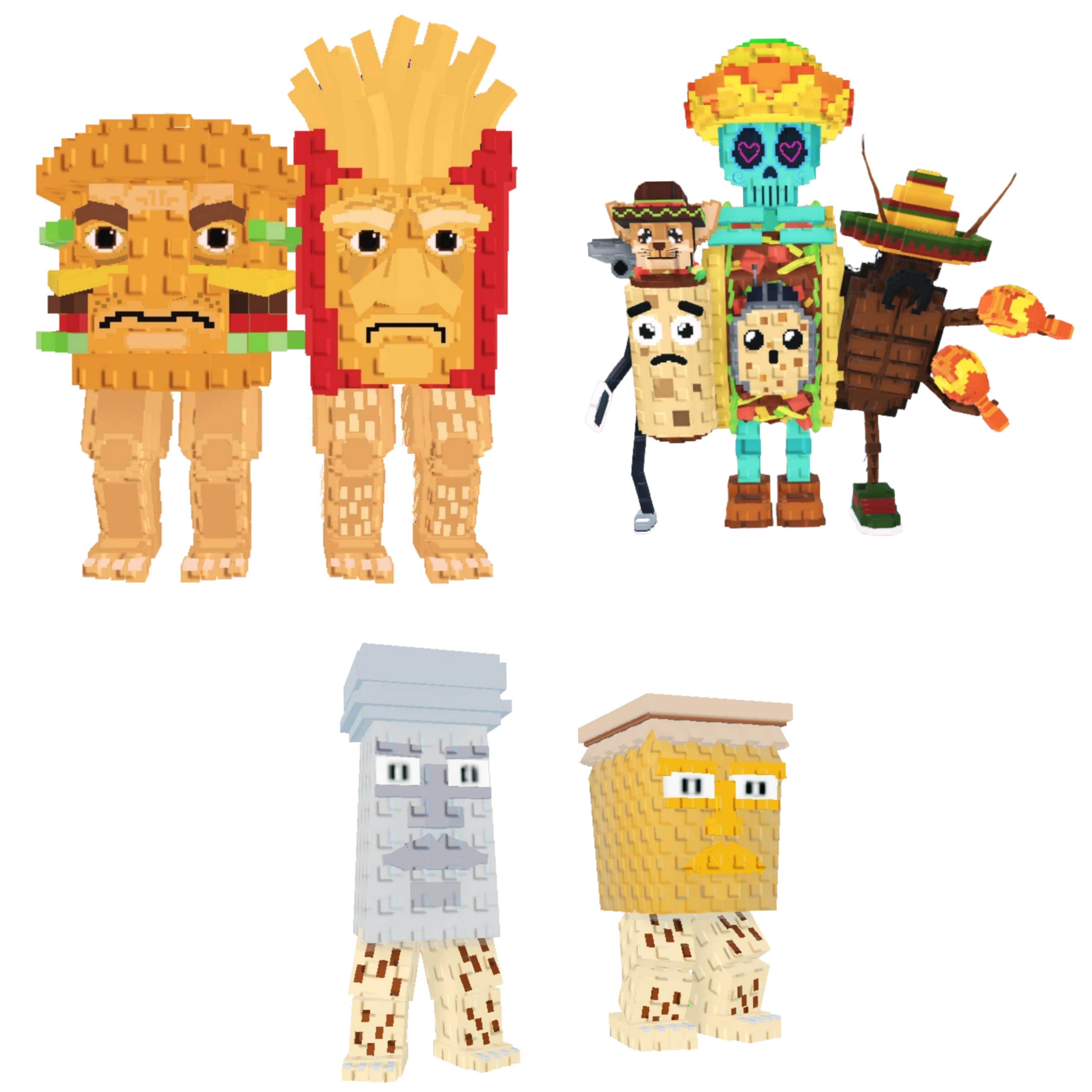 [BUNDLE] - 🥜 1x Burguro And Fryuro 🥜 1x La Taco Combinasion 🥜 1x Garama And Madundung