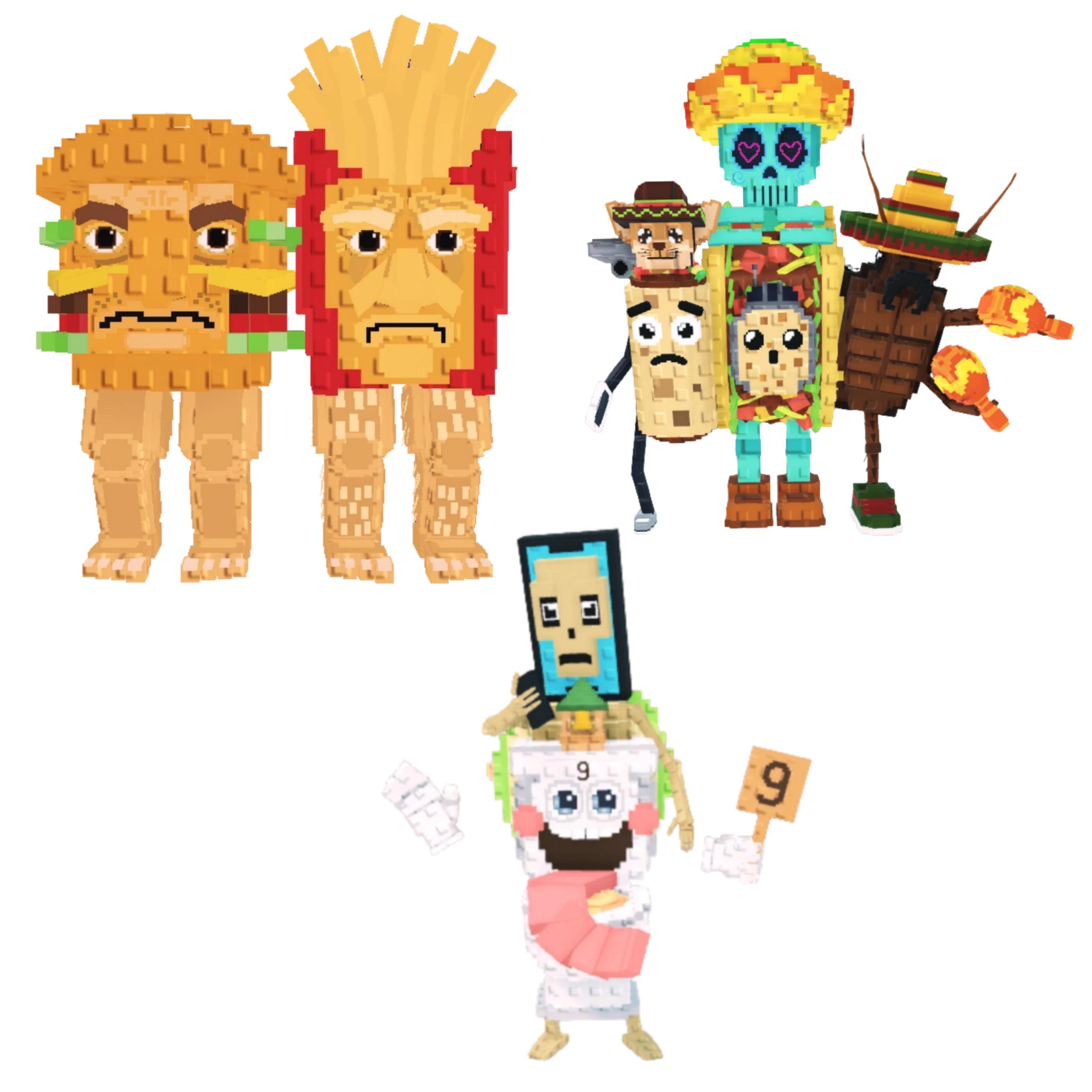 [BUNDLE] - 🌰 1x Burguro And Fryuro 🌰 1x La Taco Combinasion 🌰 1x La Secret Combinasion