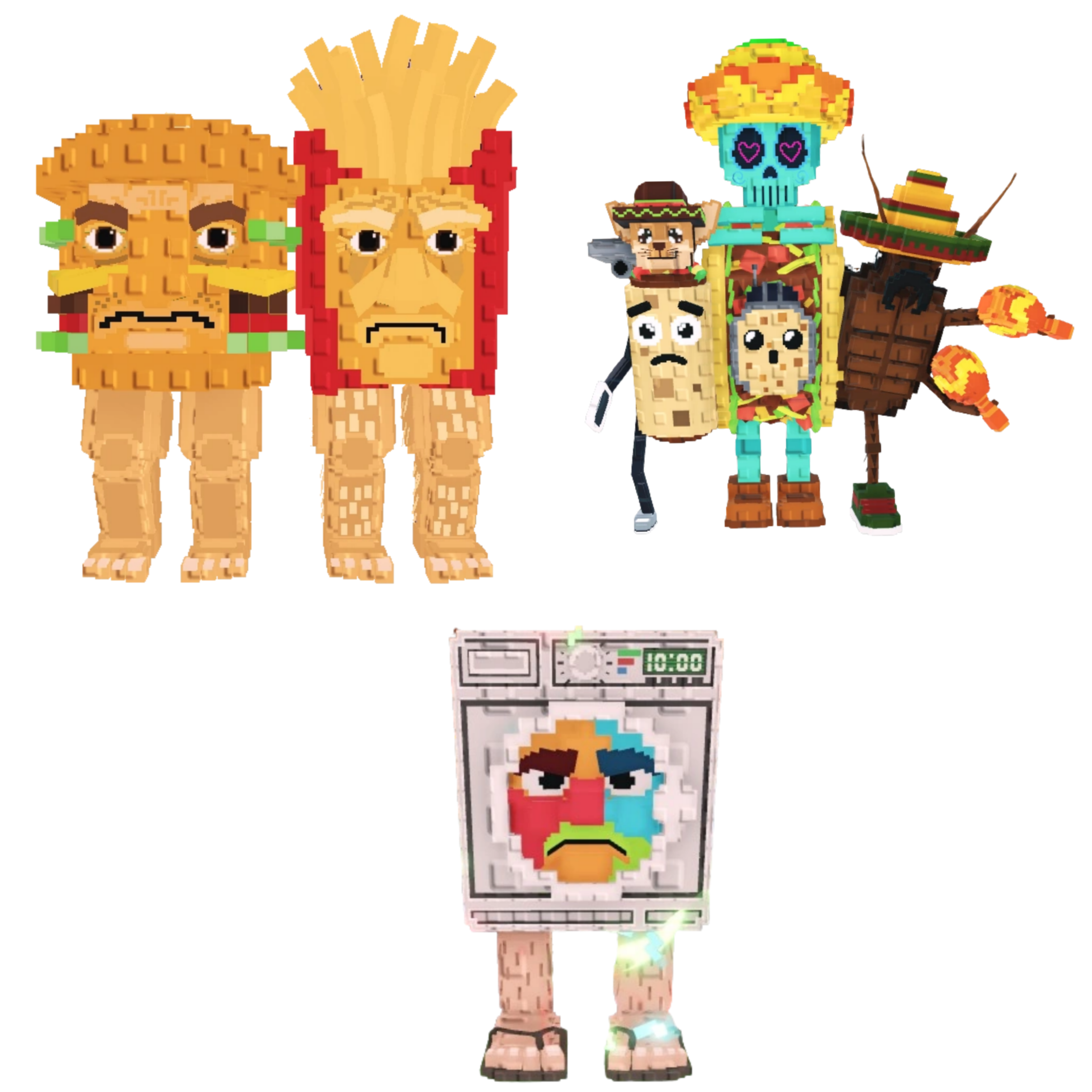 [BUNDLE] - 🍄‍🟫 1x Burguro And Fryuro 🍄‍🟫 1x La Taco Combinasion 🍄‍🟫 1x Lavadorito Spinito