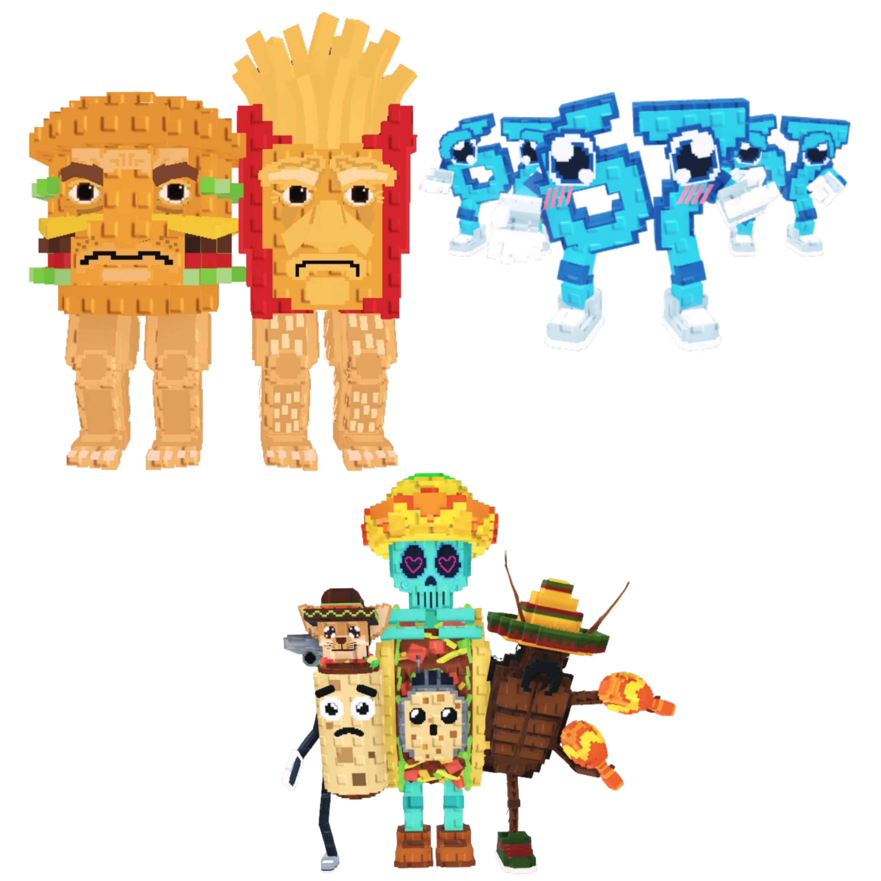 [BUNDLE] - 🥖 1x Burguro And Fryuro 🥖 1x Los 67 (Six Seven) 🥖 1x La Taco Combinasion