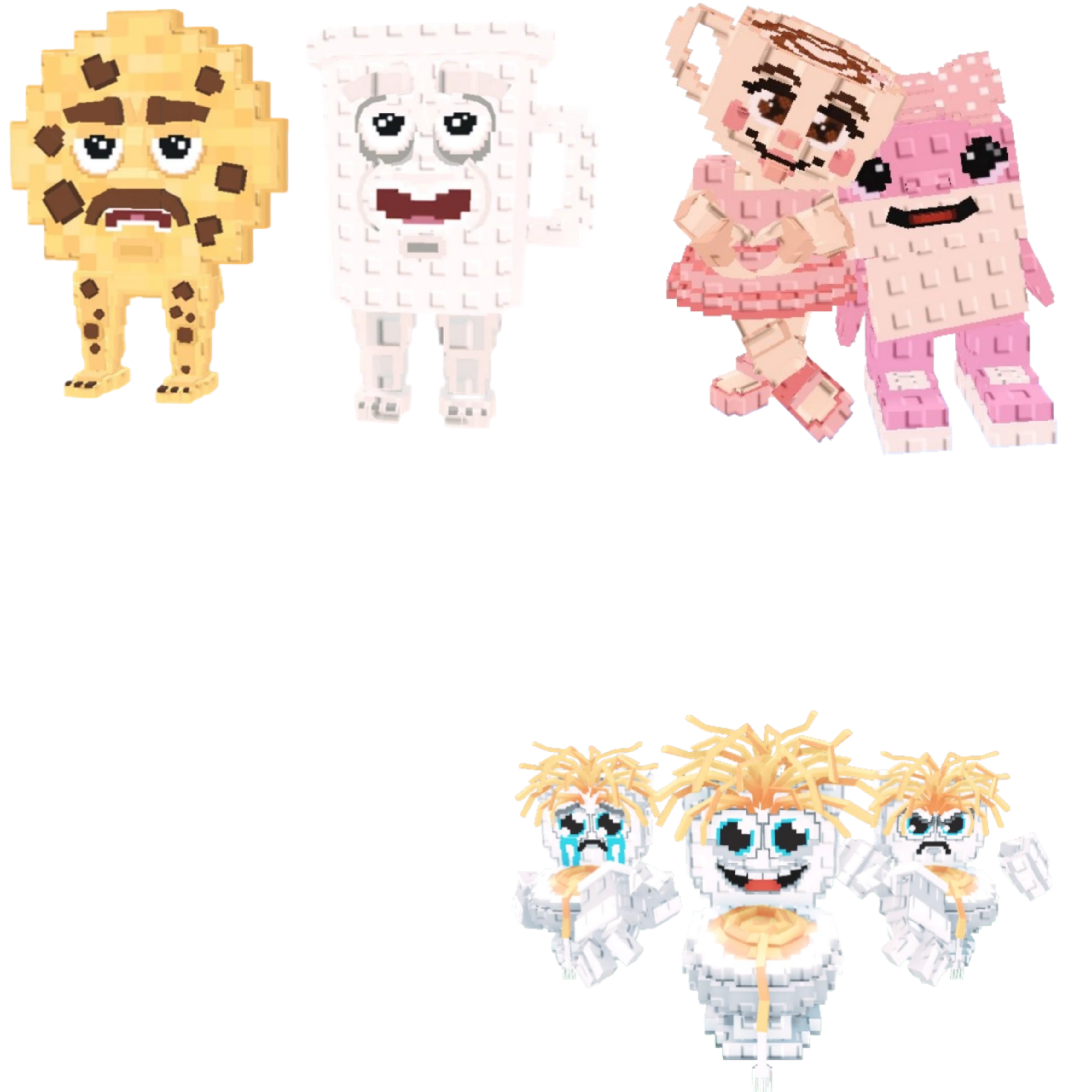 [BUNDLE] - 🥞 1x Cooki and Milki 🥞 1x Los Spaghettis 🥞 1x Las Sis