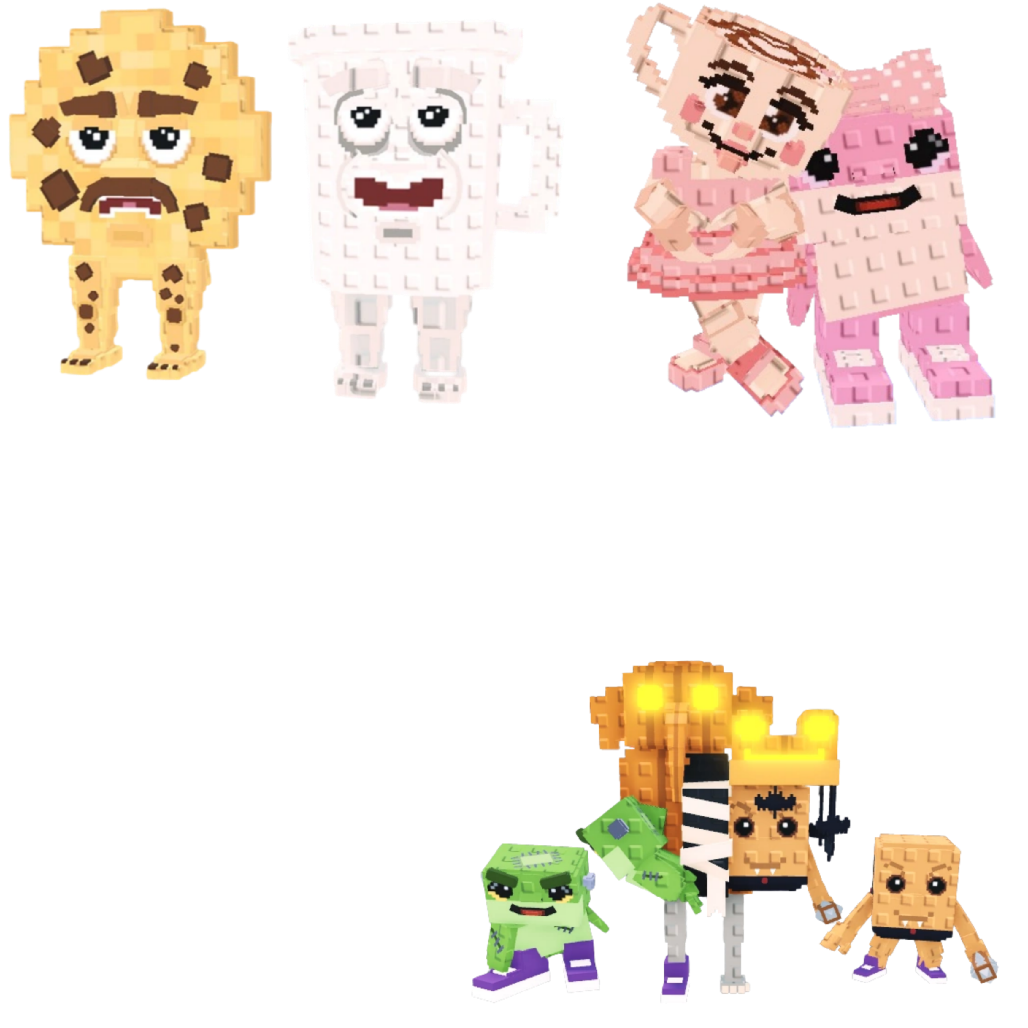 [BUNDLE] - 🧇 1x Cooki and Milki 🧇 1x Las Sis 🧇 1x Los Combinasionas