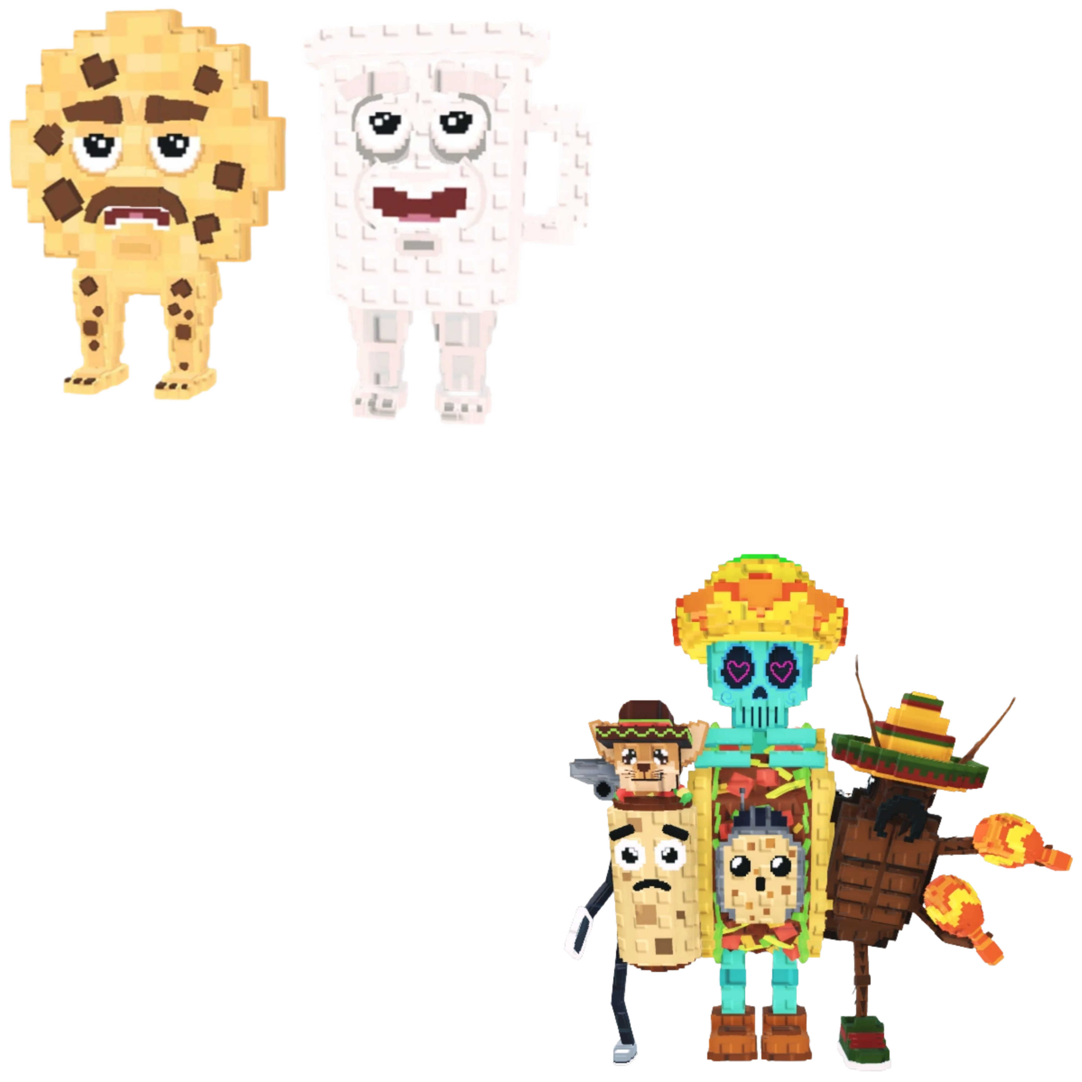 [BUNDLE] - 🥩 1x Cooki and Milki 🥩 1x La Taco Combinasion