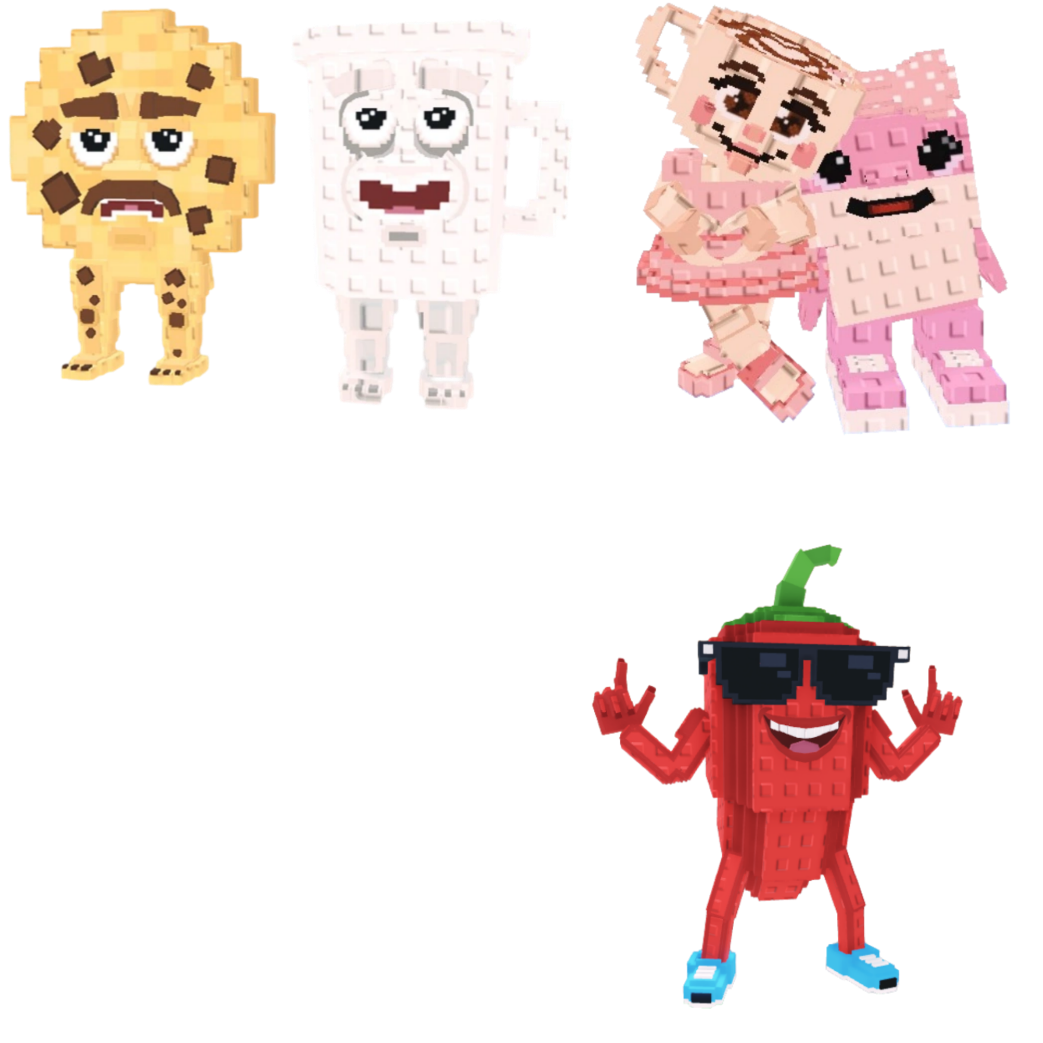 [BUNDLE] - 🌮 1x Cooki and Milki 🌮 1x Chillin Chili 🌮 1x Las Sis